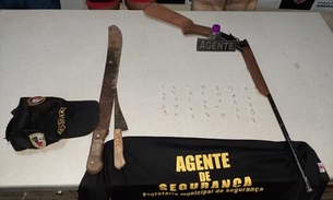 Armado com terçado e faca, trio é preso ao ser flagrado vendendo drogas no Amazonas