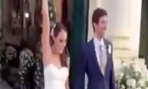 Vídeo: Noivos recebem 'chuva de vaias' durante casamento em meio à pandemia: 'vergonha!'