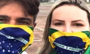 Guilherme de Pádua participa de ato pró-Bolsonaro: ‘O Brasil vai mudar’