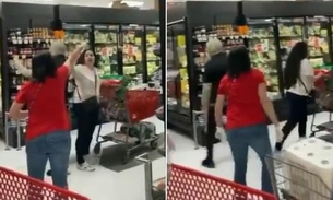 Mulher é expulsa de supermercado por clientes por não usar máscara; Vídeo