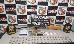 Homem que vendia drogas armado com espingarda é preso em Manaus