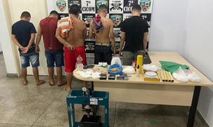 Polícia estoura laboratório de processamento de drogas em Manaus