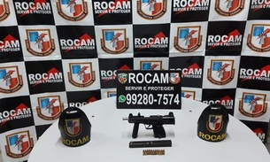 Em Manaus, adolescente é apreendido com submetralhadora escondida em casa