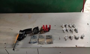 Trio de adolescentes são apreendidos com arma de fogo e entorpecentes no Amazonas 