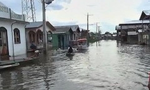 No Amazonas, enchente leva município a decretar situação de emergência