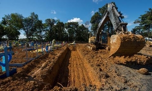 Manaus deixa de realizar enterros em valas comuns com redução de mortes