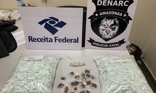 Dupla é presa com 1,5 mil pinos de cocaína em residência de Manaus 