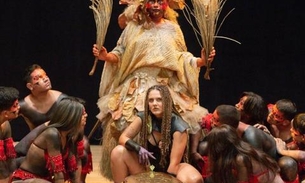 Márcia Novo lança clipe com funeral indígena no Teatro Amazonas; assista