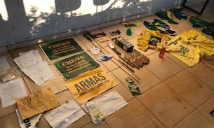 PC apreende arma e cadernos com planos de grupo extremista de Sara Winter