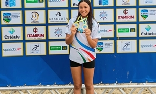 Nadadora de Manaus vence bicampeonato brasileiro de Águas Abertas em Santa Catarina