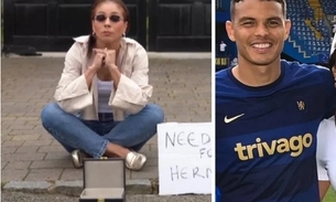 Esposa do jogador Thiago Silva causa polêmica ao pedir esmola para comprar bolsas de luxo