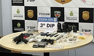 Trio suspeito de roubar loja da Apa Móveis é preso em ponto de drogas
