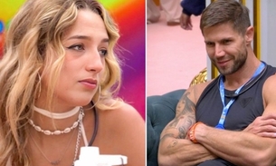 Jonas e Samira deram selinho - Foto: Reprodução TV Globo