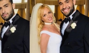 Britney Spears e Sam Ashgari se casaram no início do mês de junho. Foto: Instagram/@britneyspears