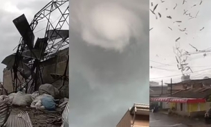 Tornado São Jose dos Pinhais — Foto: Reprodução