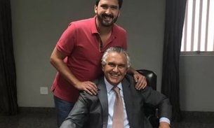 Governador Ronaldo Caiado com o filho - Foto: Reprodução/Facebook