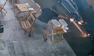 Policial à paisana atira contra assaltantes em churrascaria no São Francisco