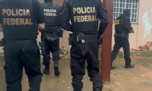 PF cumpre mandado na casa de suspeito / Foto: Divulgação