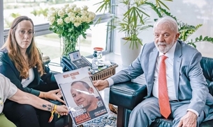 irmã e filha de Michel Nisenbaum com presidente Lula -  Foto: Reprodução