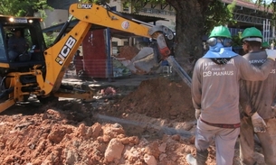 Obra no Japiim - Foto: Jander Robson/Portal do Holanda
