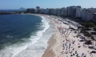 Praia de Copacabana, RJ — Foto: Rafael Catarcione/Riotur