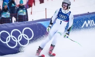 Lucas Pinheiro Braathen conquista medalha de ouro. — Foto: Rafael Bello/COB
