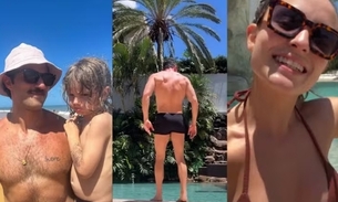 Chay Suede, Rodrigo Faro, Larissa Manoela, Deborah Secco mais famosos curtem primeiro dia de verão. Foto: Reprodução/ Instagram