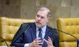 Ministro Dias Toffoli, durante a sessão plenária do STF. — Foto: Gustavo Moreno/STF