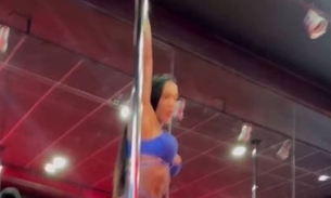 Gracyanne posta vídeo com roupas íntimas no pole dance ao som de Belo; veja