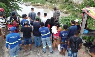 Corpo achado em igarapé - Foto: Jander Robson/Portal do Holanda