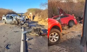 Carros foram destruídos - Foto: Divulgação