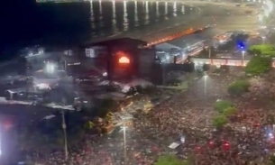 Vídeo: 'Mar de gente' lota praia de Copacabana para show de Madonna