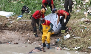 Bombeiros resgatam o corpo - Foto: Jander Robson/Portal do Holanda