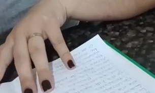 Adolescente escreveu tudo - Foto: Divulgação 