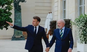 Lula e Macron estão na Índia - Foto: Ricardo Stuckert/ Presidência da República