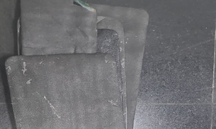 Drogas camufladas com borracha - Foto: Divulgação PF