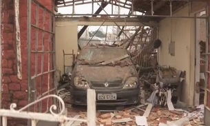 Casa que explodiu - Foto: Reprodução TV Globo