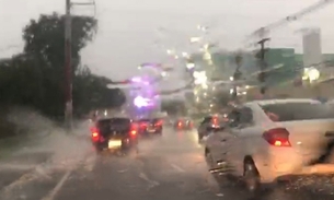 Toda a cidade está sob chuva forte - Foto: Divulgação 