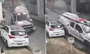 Carro atingido - Foto: Divulgação 