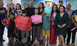 Sessenta amazonenses resgatados no RS chegam em Manaus