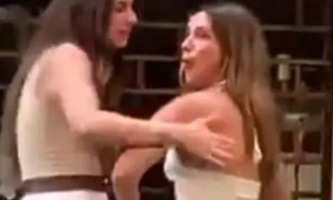 Agostina ainda imitou um macaco durante os xingamentos - Foto: Divulgação 