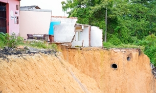 Barranco cedeu - Foto: Divulgação 