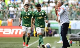 Piquerez, Raphael Veiga e Tite em Palmeiras x Flamengo. Foto: Marcos Ribolli