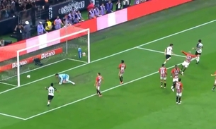 No finalzinho saiu o gol - Foto: Reprodução TV Globo