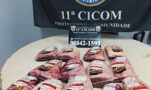 Homem é preso com peças de carne furtadas para churrasco de domingo em Manaus