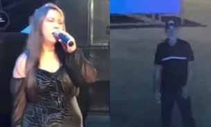Vídeo: Cantora faz show com apenas pai na plateia e comove internautas