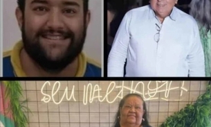 Vítimas: Marcos Moreira, João Clemente e  Miranilde Pereira da Silva. - Foto: Reprodução