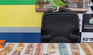  Com papagaio em casa, 'Caboco' é preso por tráfico de drogas e crime ambiental no AM