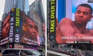 Campeão do BBB 24, Davi ganha homenagem na Times Square