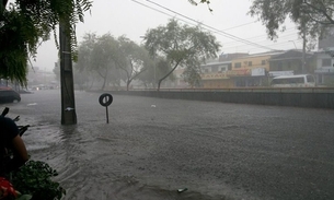Manaus registra quinze ocorrências durante as chuvas desta segunda-feira